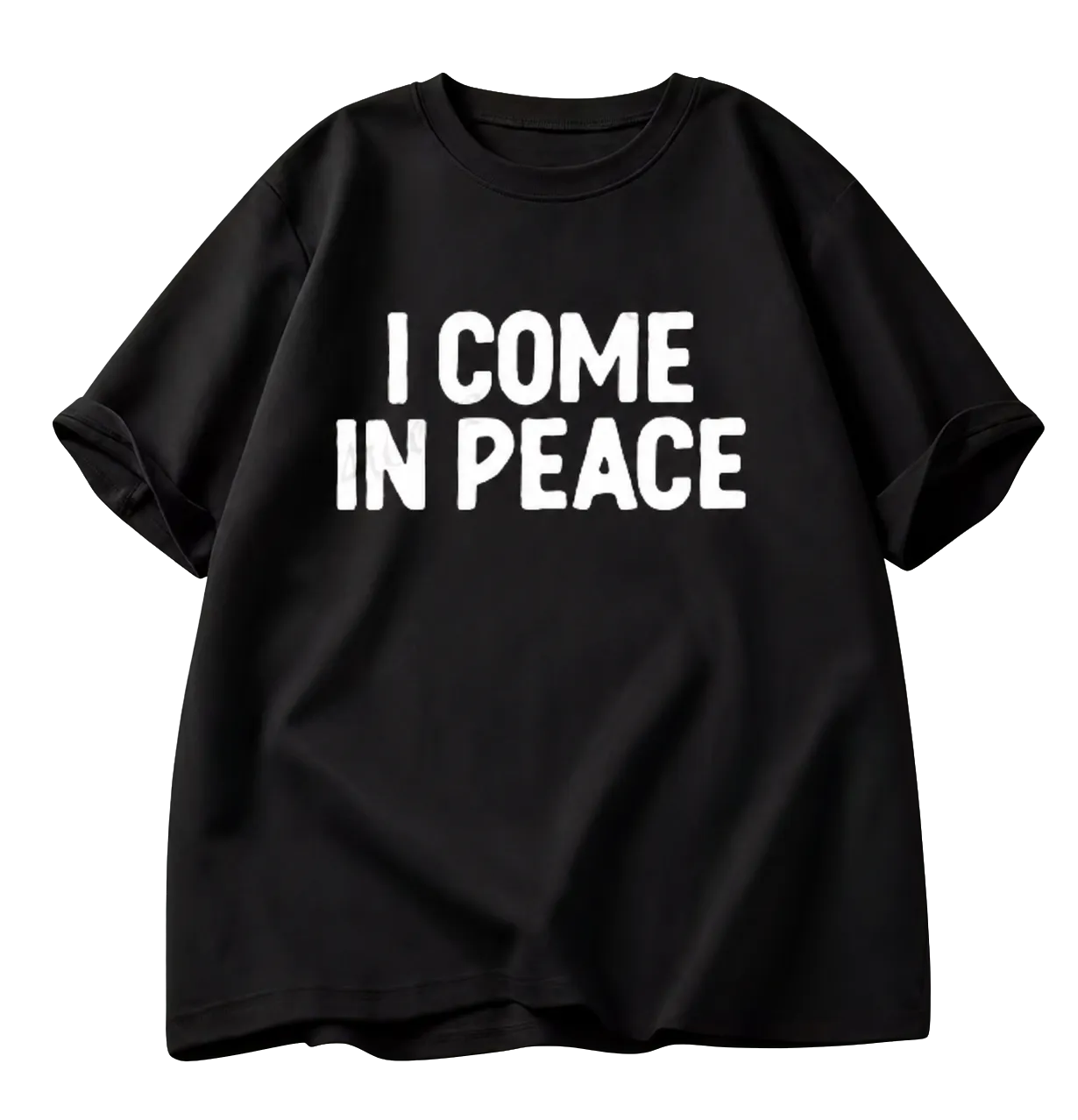 I COME IN PEACE MATCHING TEE