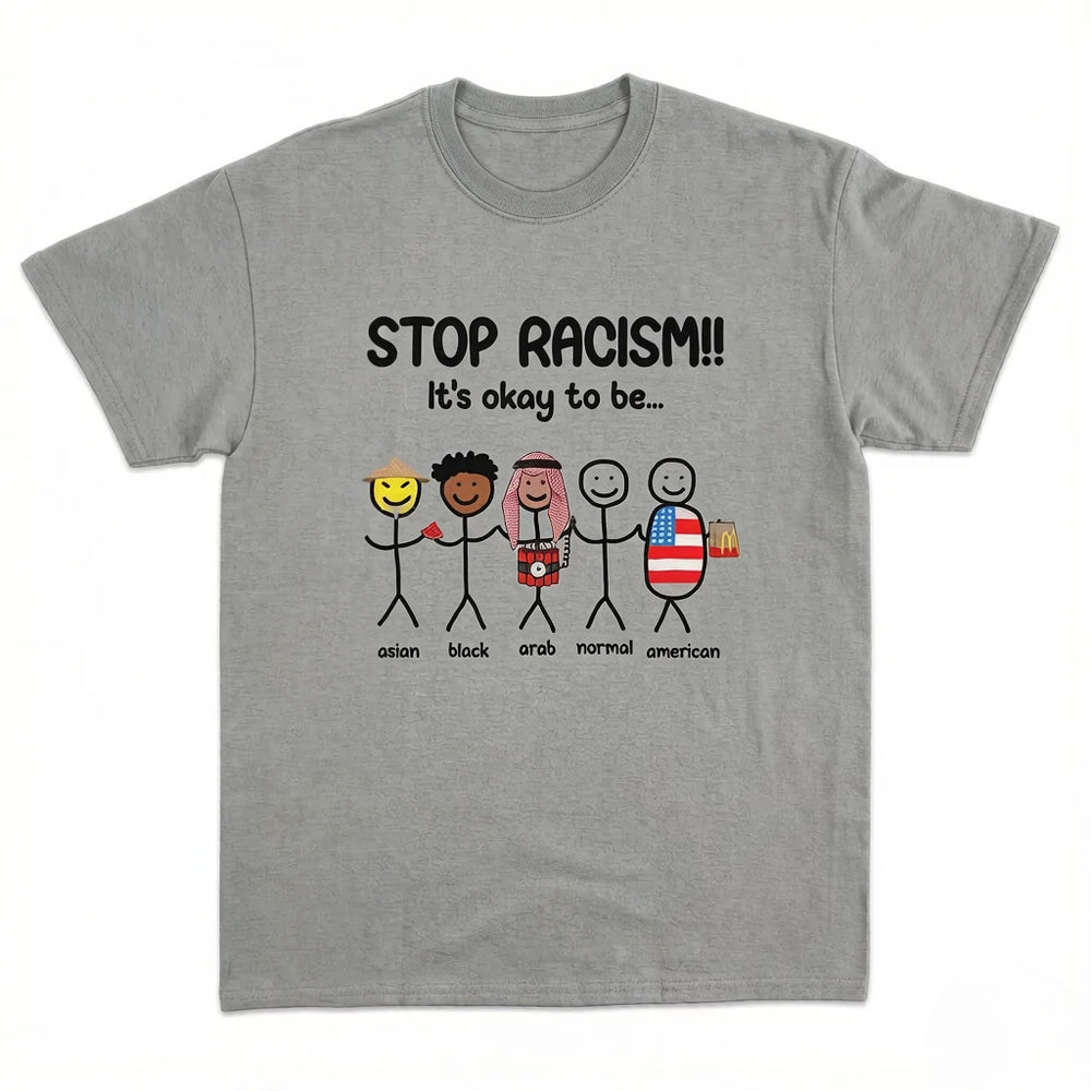 STOP RACISM TEE — alternate view